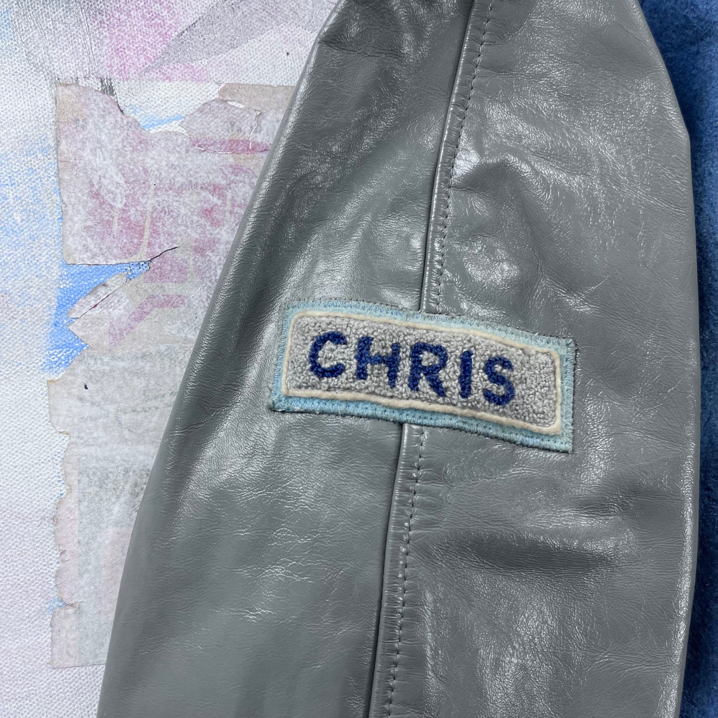 Vintage 80s Point Grey Highschool Letterman Button Jacket S