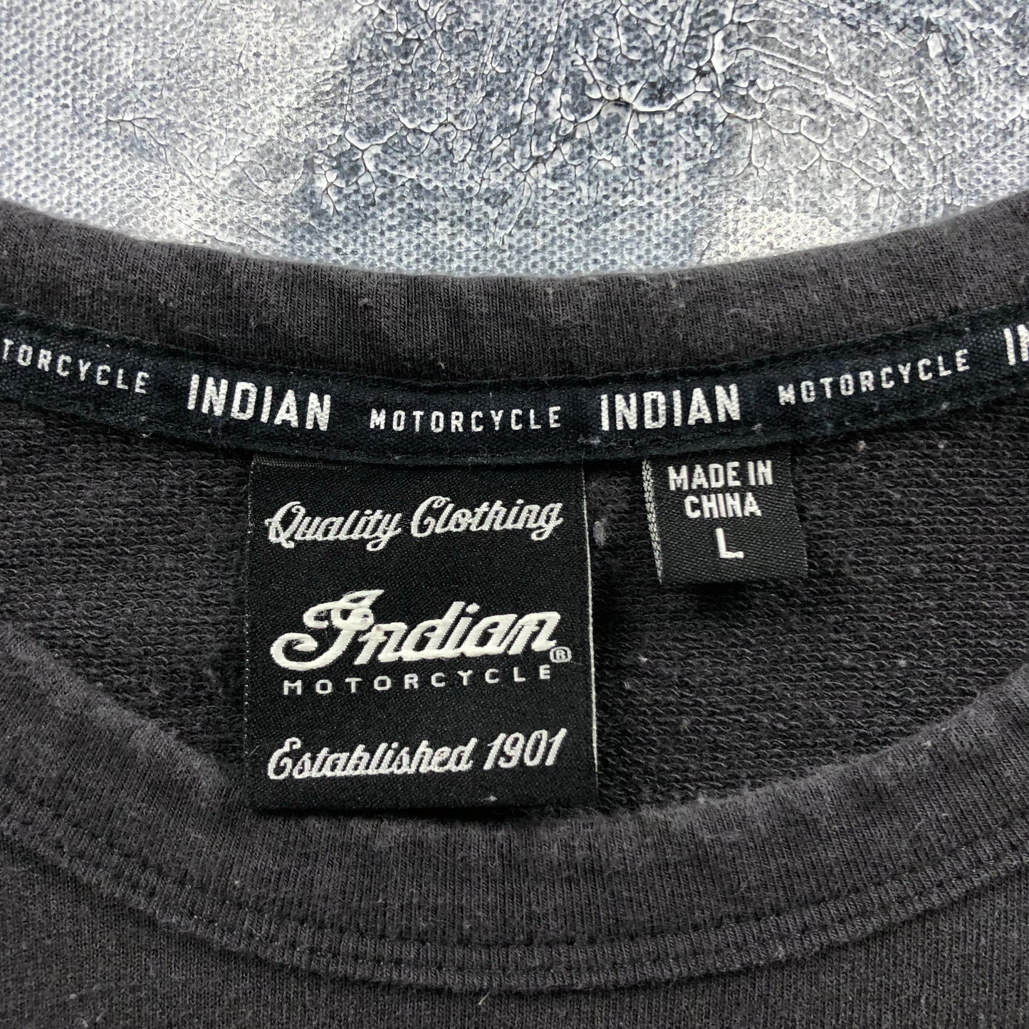 Indian Motorcycle Logo T Shirt L