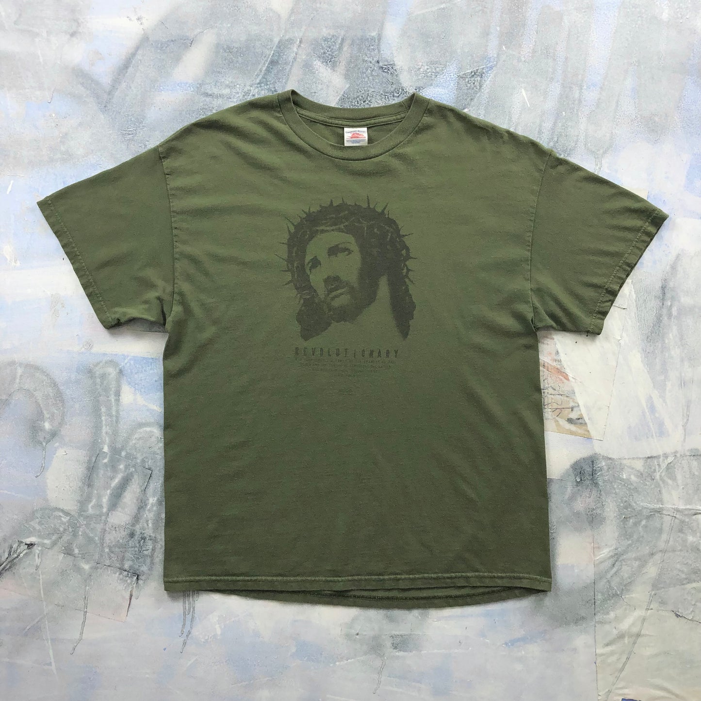 Vintage 90s Jesus Christ Revolutionary T Shirt XL