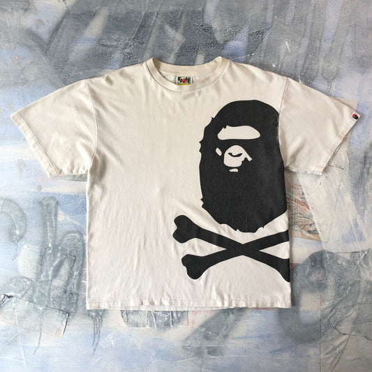 Vintage A Bathing Ape Pirate Crossbones T Shirt L