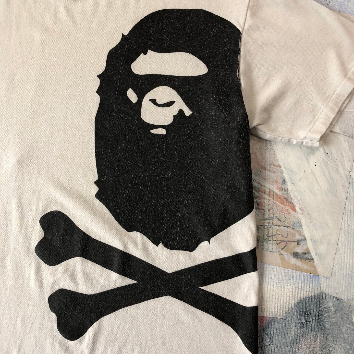 Vintage A Bathing Ape Pirate Crossbones T Shirt L