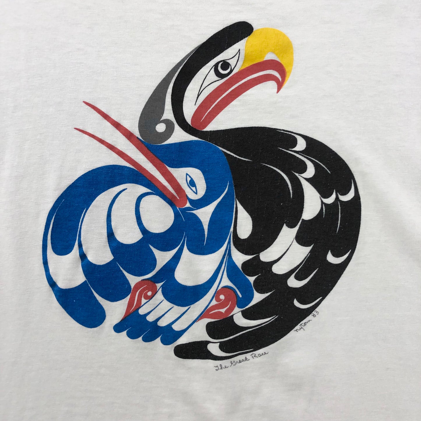 Vintage 90s USA The Great Race Single Stitch T Shirt XL