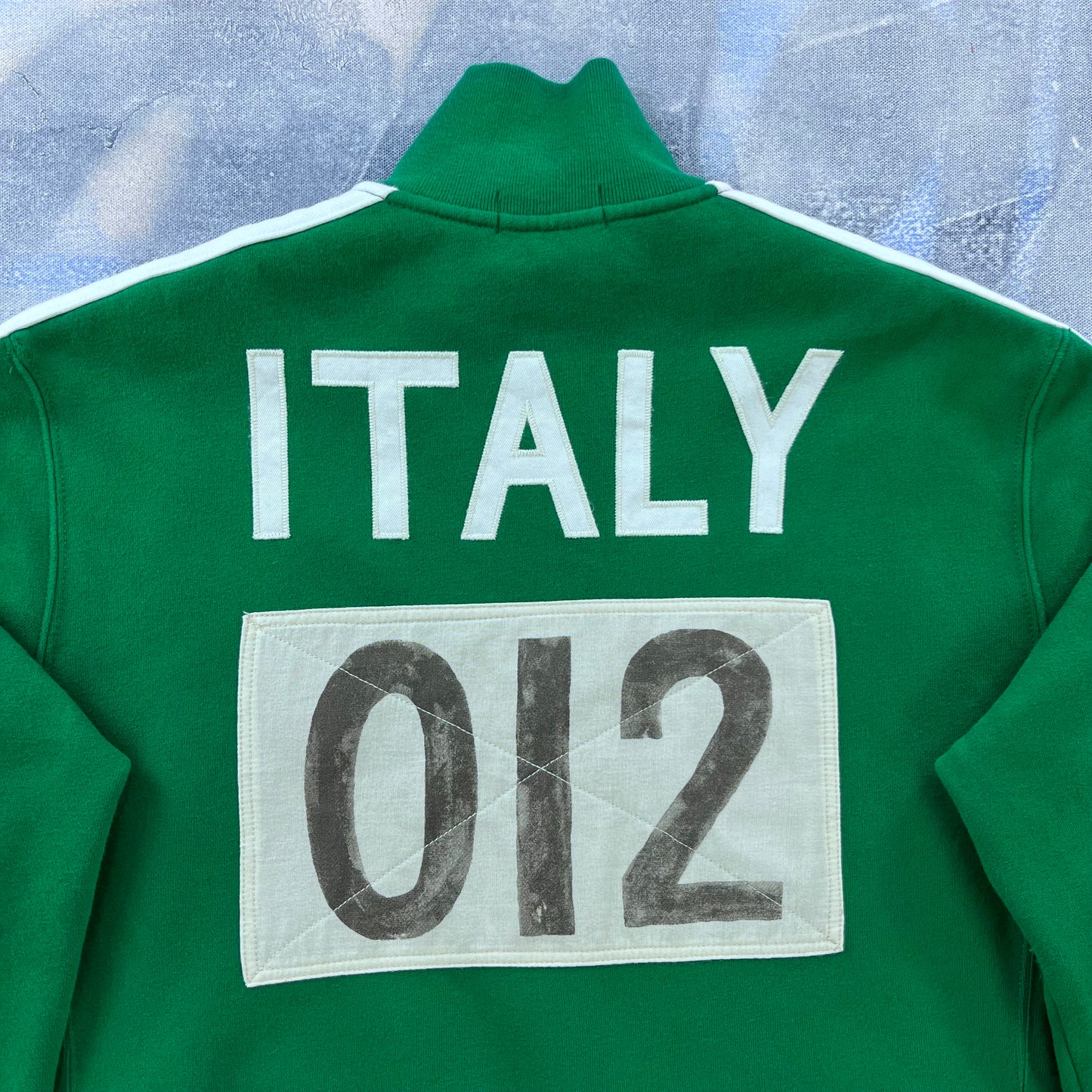 Polo Ralph Lauren Italy Track & Field Flags Big Pony Full Zip Sweatshirt M