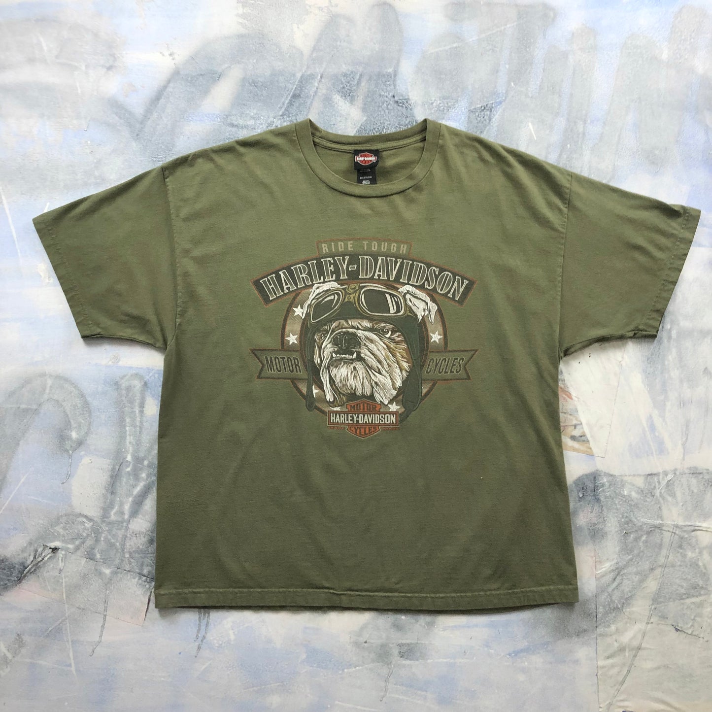 Harley Davidson Motorcycles Chesterfield England Ride Tough T Shirt XXL