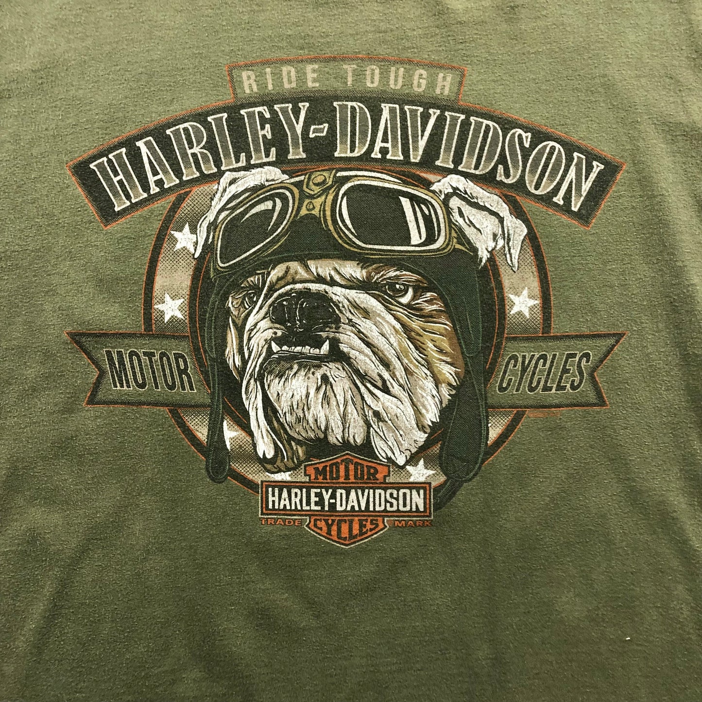 Harley Davidson Motorcycles Chesterfield England Ride Tough T Shirt XXL