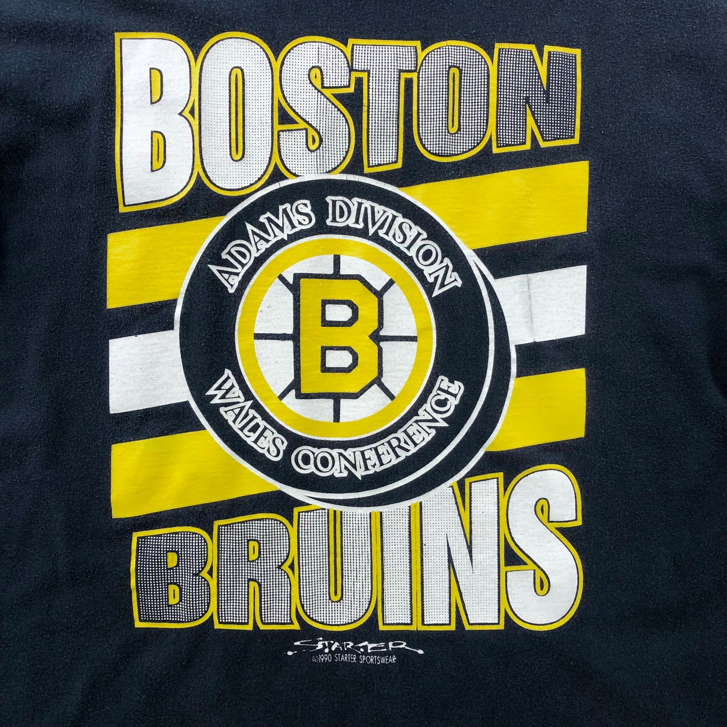 Vintage 90s Starter NHL Boston Bruins Single Stitch T Shirt L