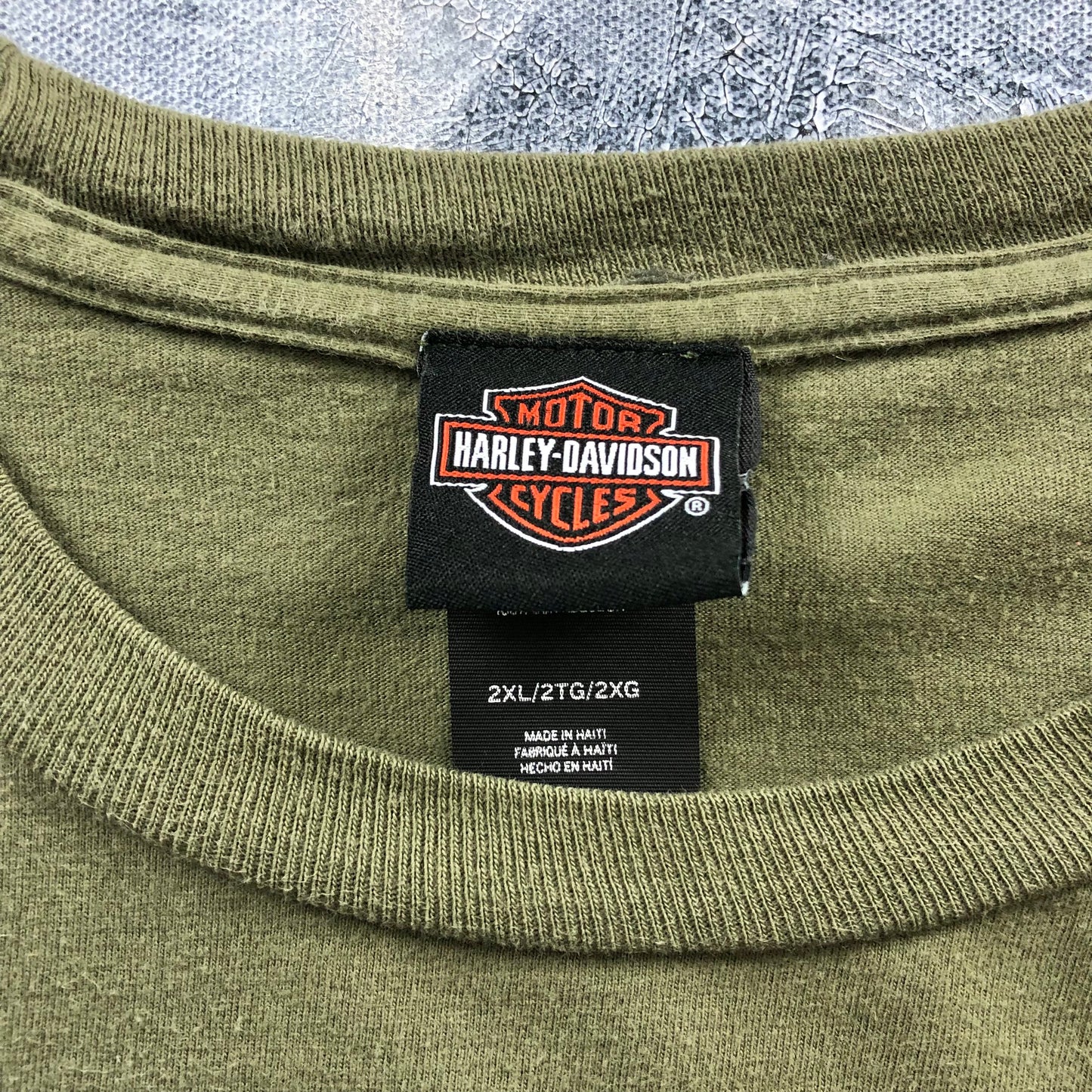 Harley Davidson Motorcycles Chesterfield England Ride Tough T Shirt XXL