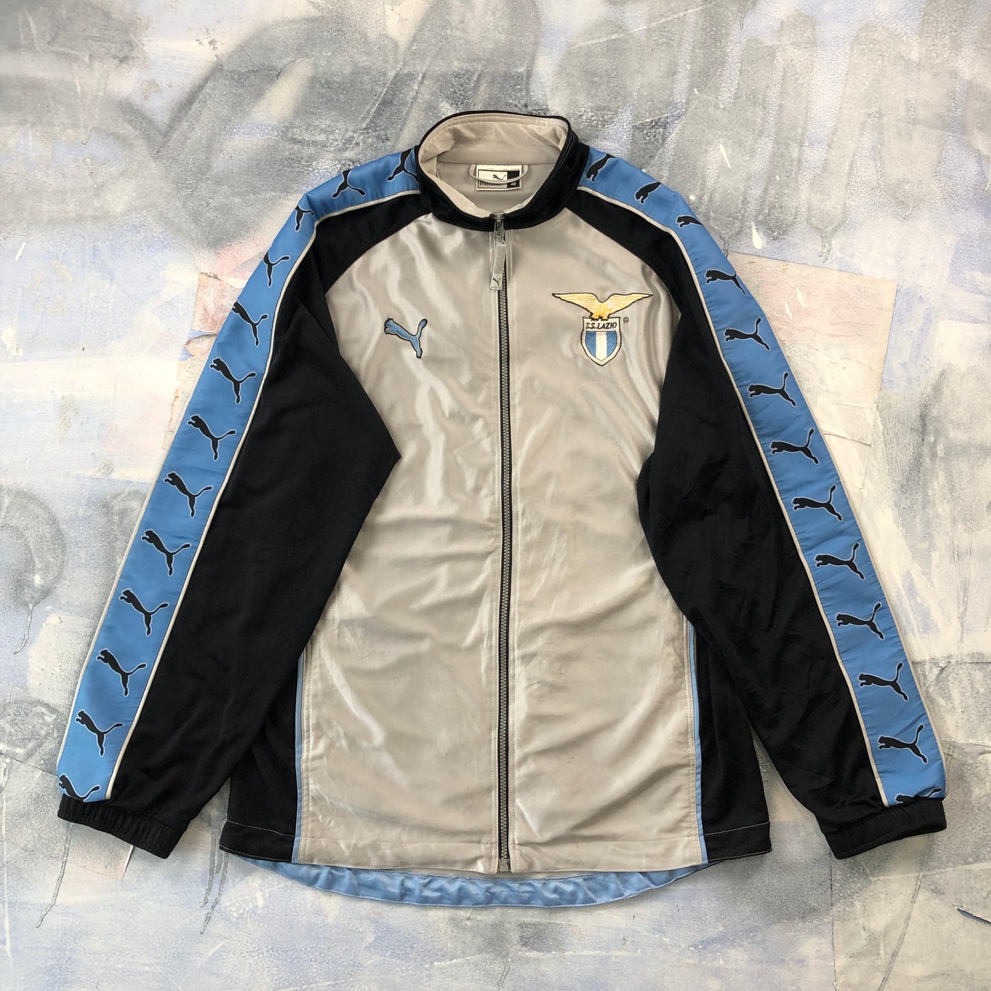 Puma 90s S.S Lazio Cirio Futbol Zip Track Jacket M