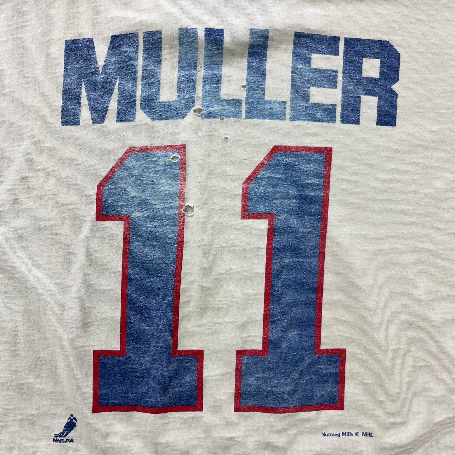 Vintage 90s USA NHL Montreal Canadiens Kirk Muller Long Sleeve Shirt L