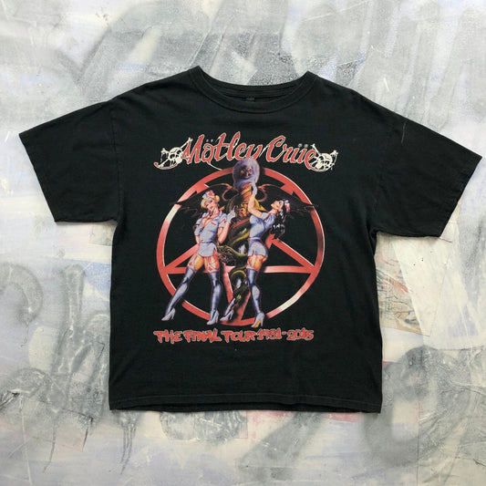 Vintage Motley Crue The Final Tour T Shirt L