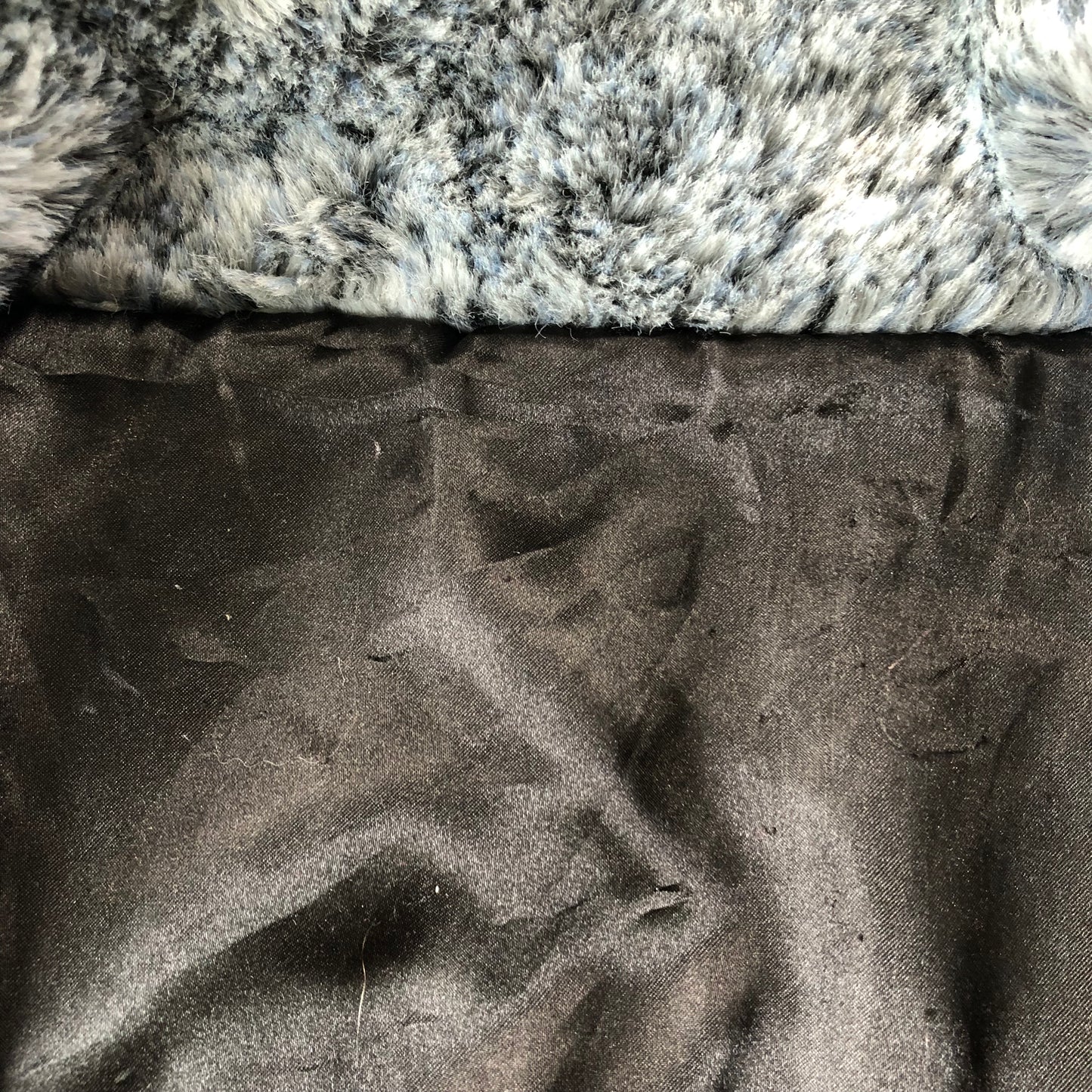 Vintage Wolf Pack Lined Fur Fleece Zip Jacket L