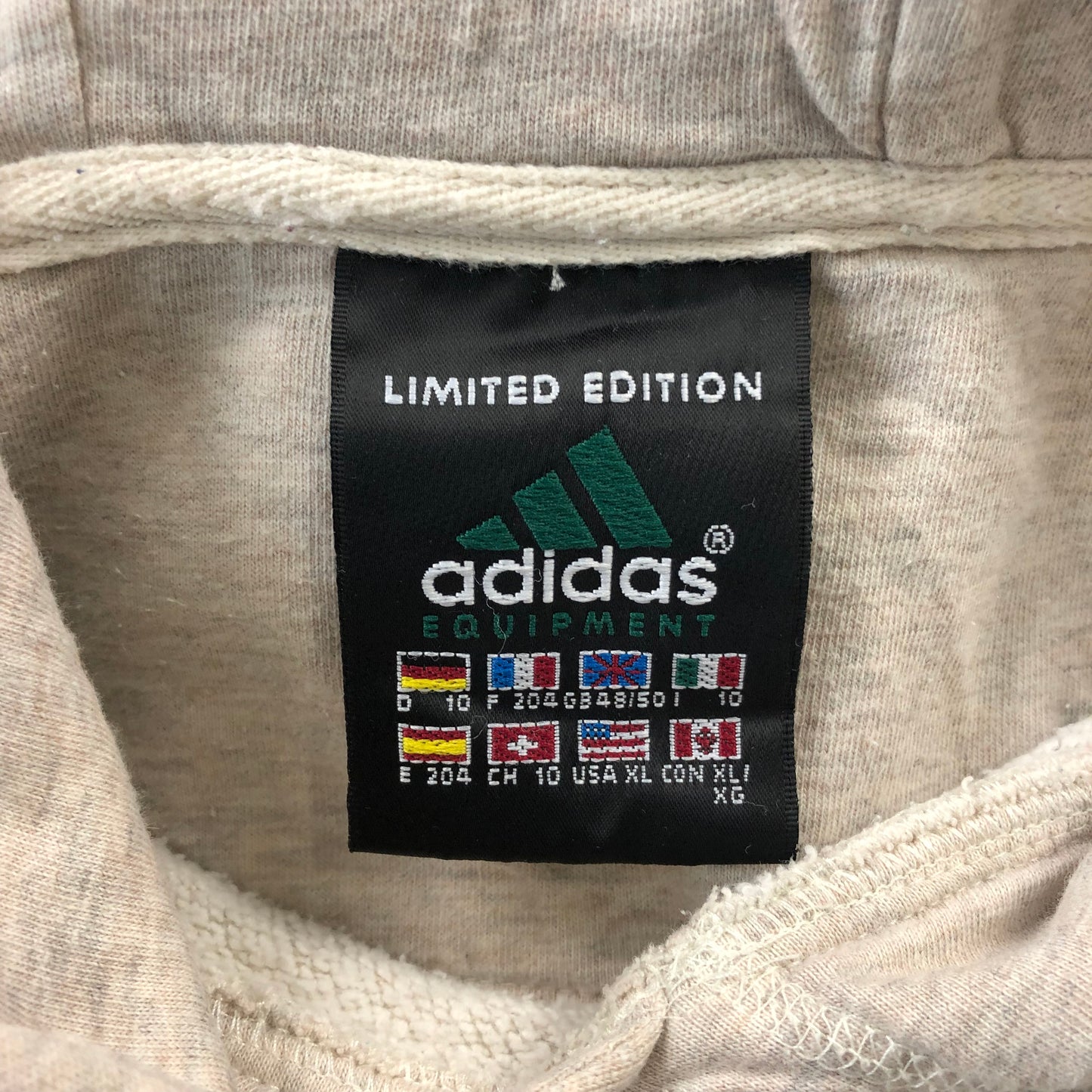 Adidas Limited Edition Retro Hooded Sweatshirt XL