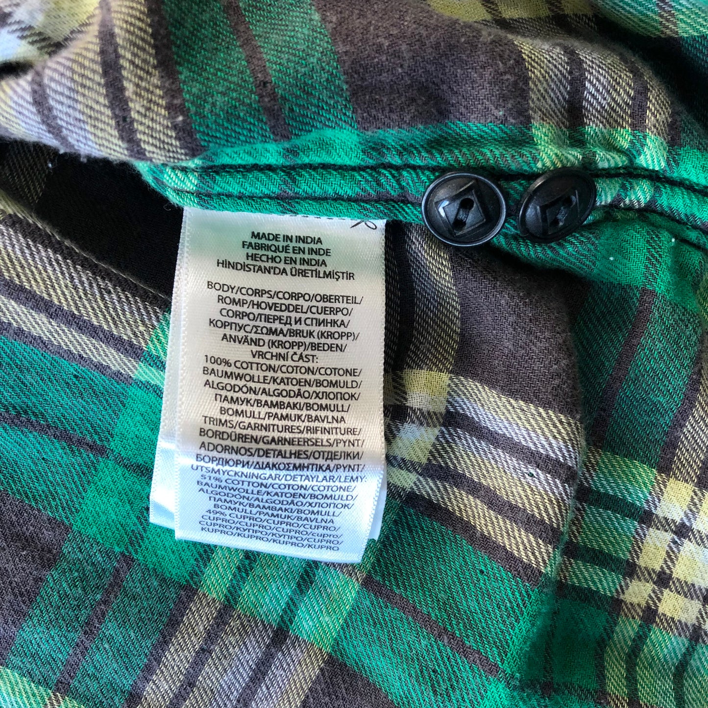 Vintage Polo Country Ralph Lauren Plaid Line Button Flannel Shirt XXL