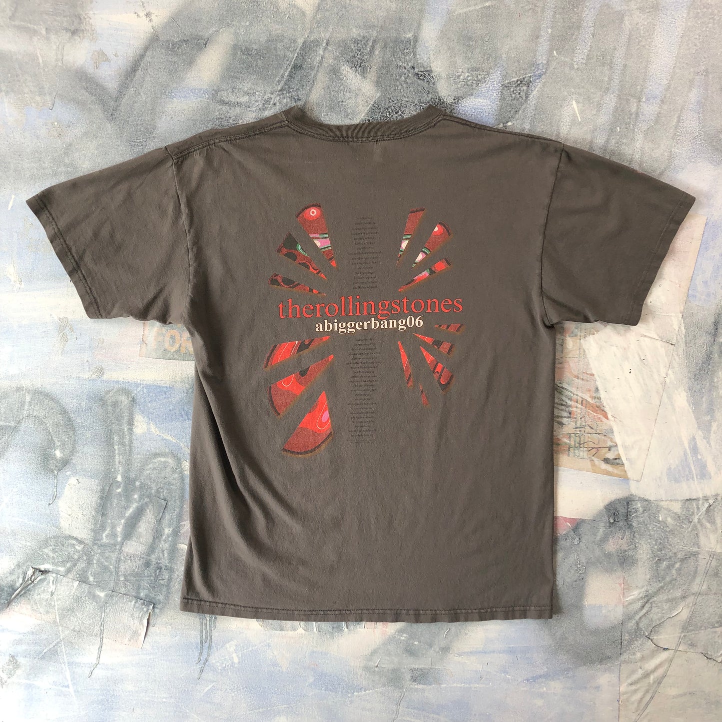 Vintage The Rolling Stones A Bigger Bang 2006 Tour T Shirt L
