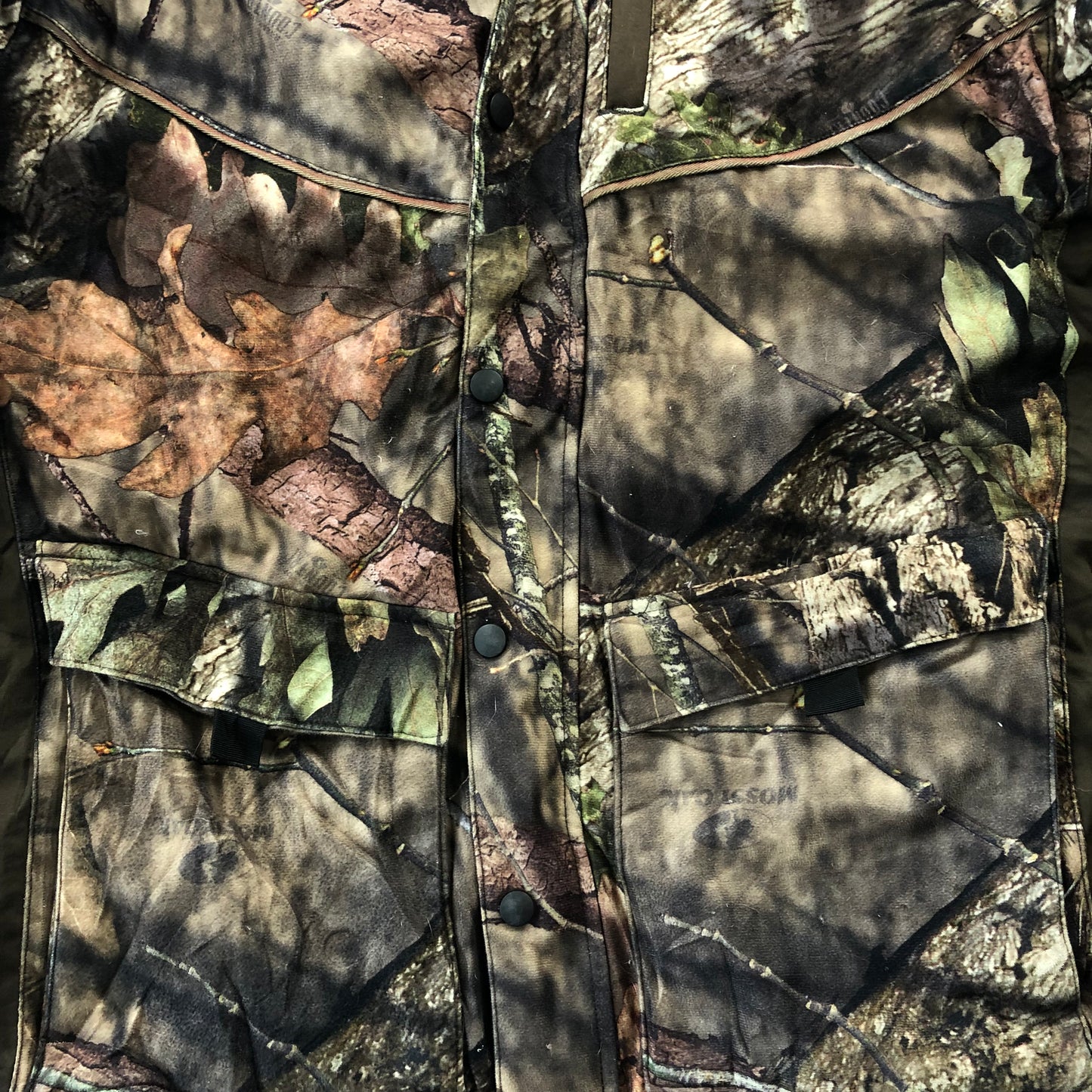 Yukon Gear Mossy Oak Real Tree Quilted Zip Hooded Jacket M