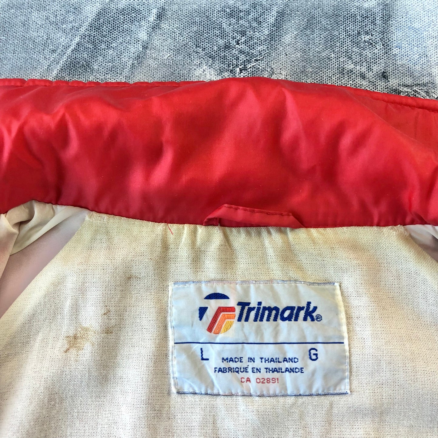 Vintage Drillers Blanket Lined Coach Button Jacket L