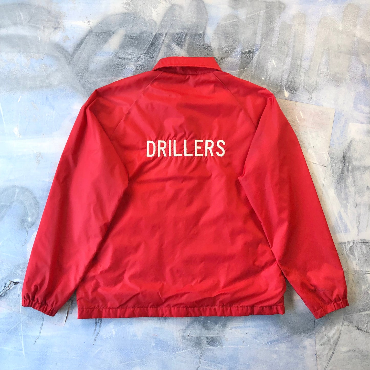 Vintage Drillers Blanket Lined Coach Button Jacket L