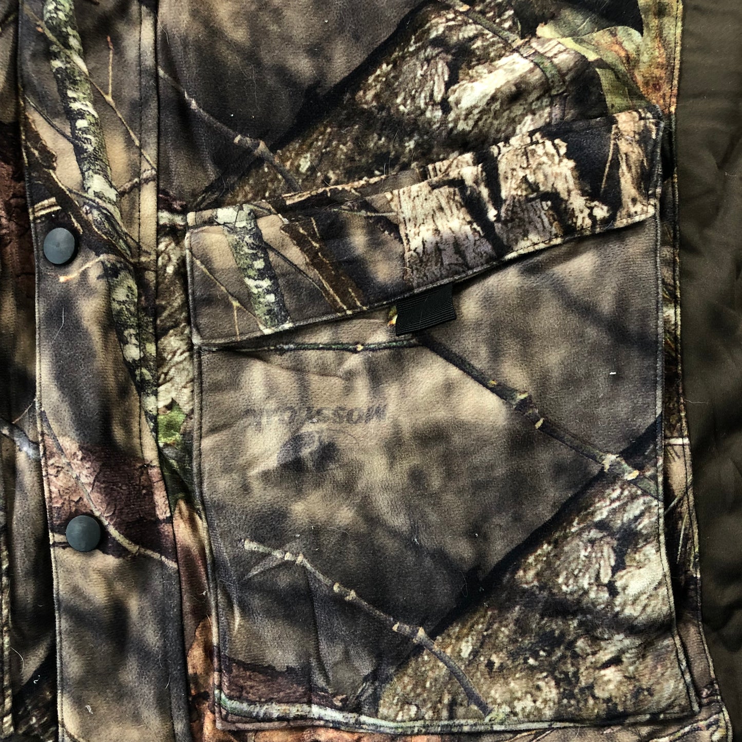 Yukon Gear Mossy Oak Real Tree Quilted Zip Hooded Jacket M