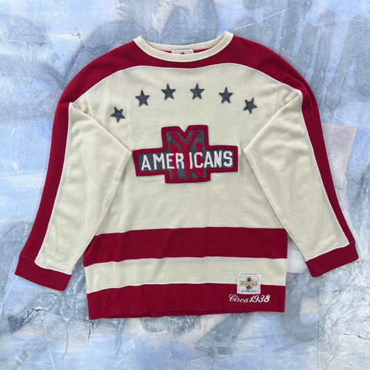 Vintage New York Americans CCM NHL Heritage Sweater Jersey XL