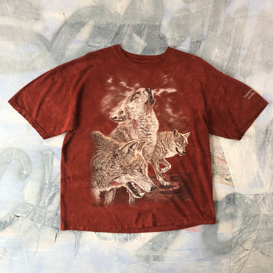 Vintage The Mountain Wolf Pack T Shirt XL