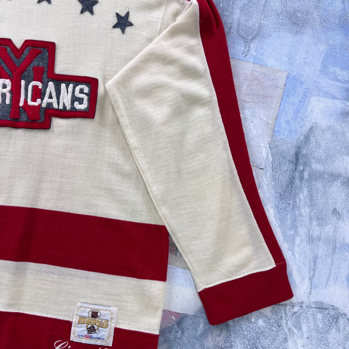 Vintage New York Americans CCM NHL Heritage Sweater Jersey XL