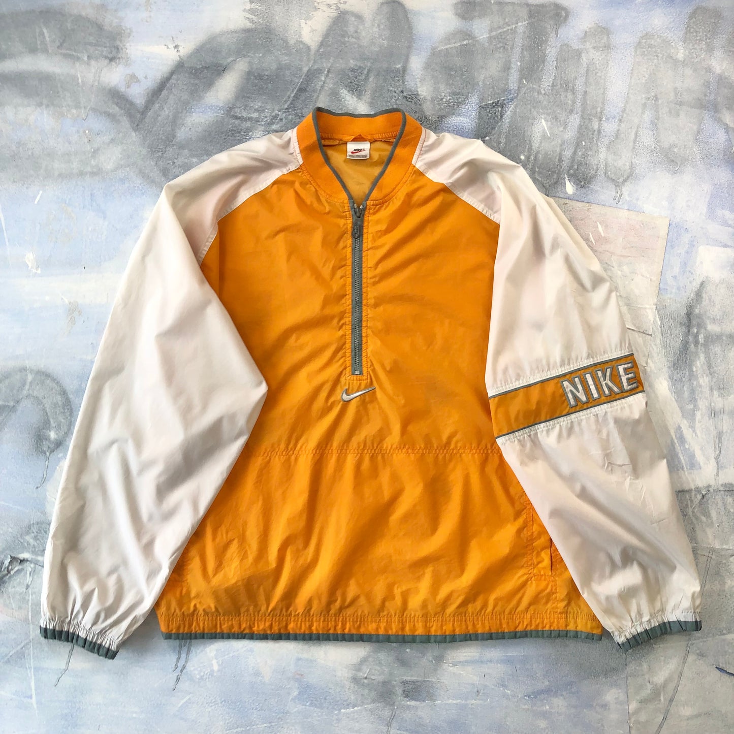 Nike Retro Quarter Zip Pullover Windbreaker Jacket XXL