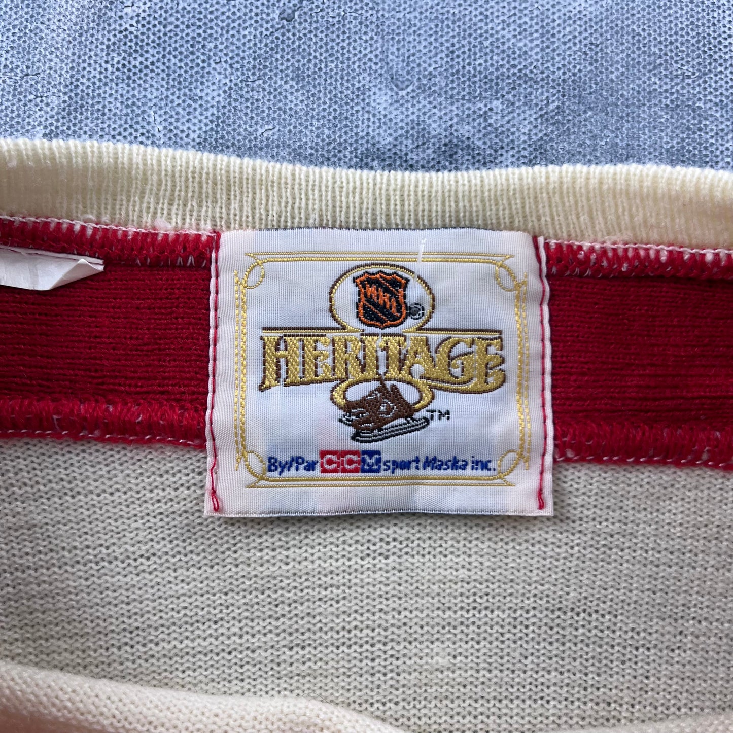 Vintage New York Americans CCM NHL Heritage Sweater Jersey XL