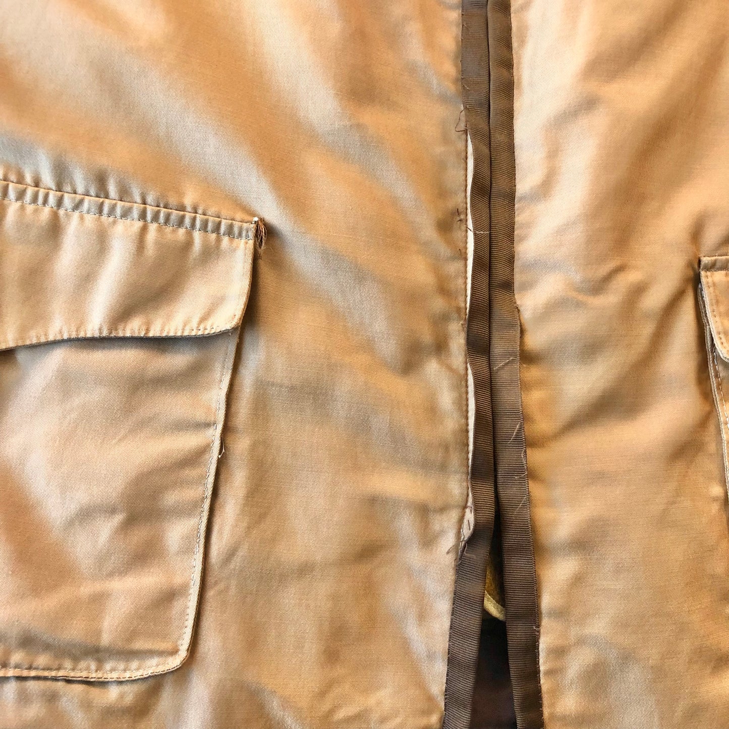 Vintage 60s Croydon Fur Lined Barn Zip Jacket XL