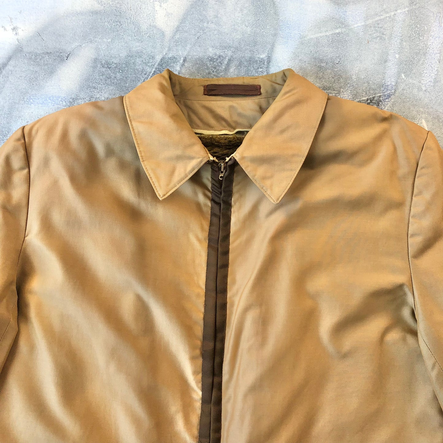 Vintage 60s Croydon Fur Lined Barn Zip Jacket XL