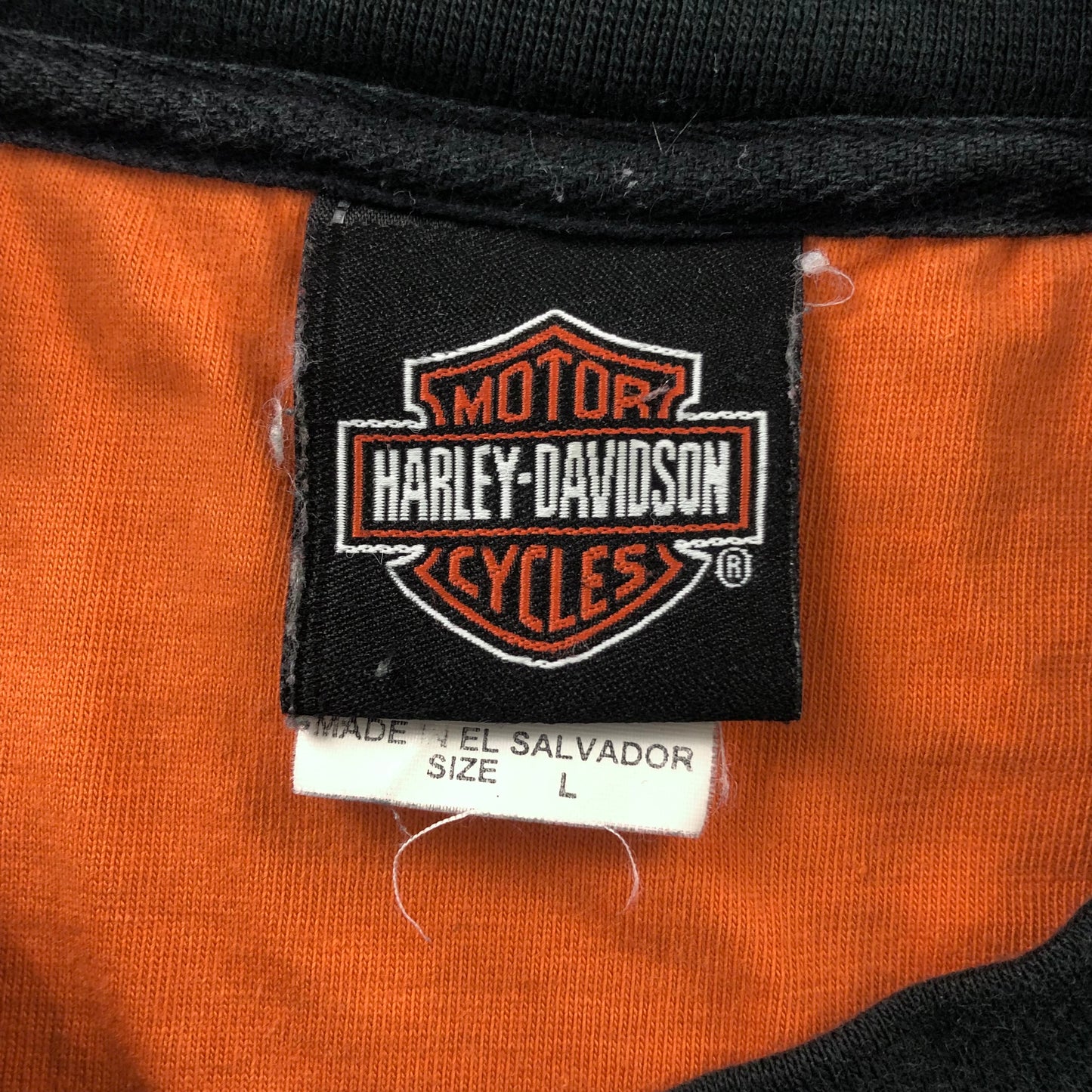 Vintage Harley Davidson Motorcycles Embroided Anchorage Alaska T Shirt L
