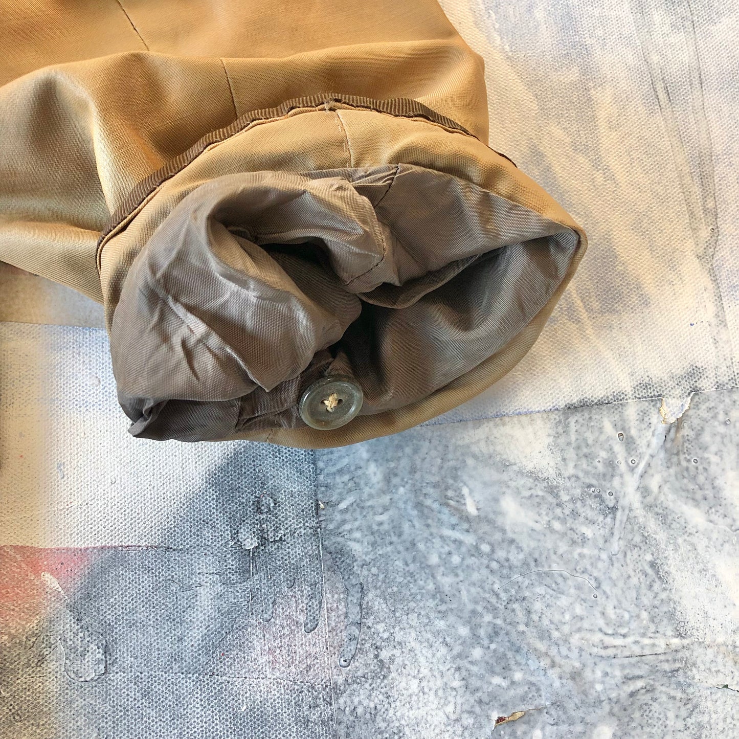 Vintage 60s Croydon Fur Lined Barn Zip Jacket XL