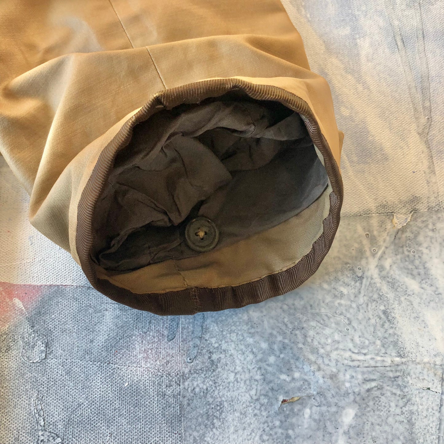 Vintage 60s Croydon Fur Lined Barn Zip Jacket XL