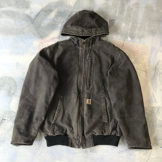 Carhartt J130 Retro Zip Hooded Workwear Jacket M
