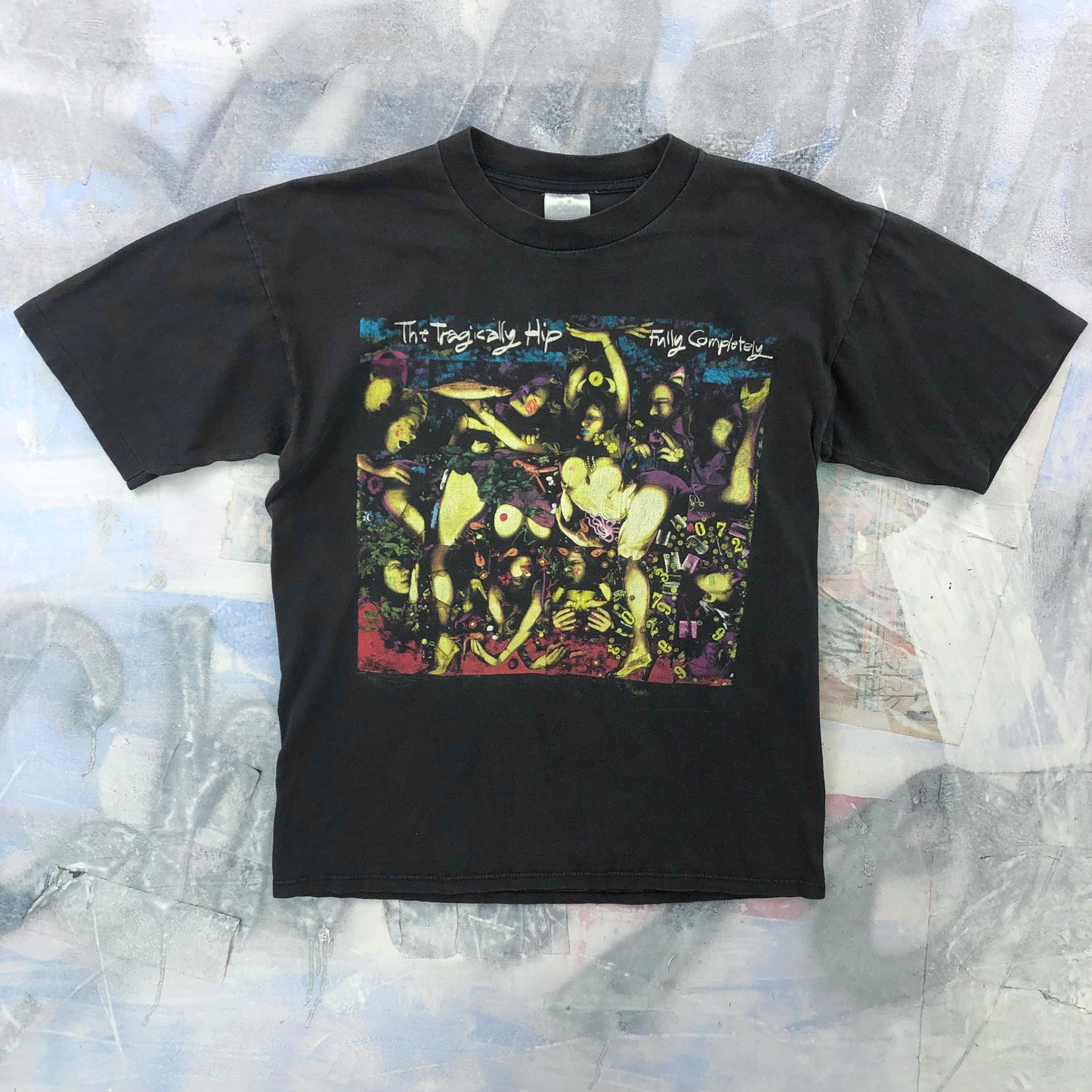 Vintage 90s USA Tragically Hip Canada Tour T Shirt L