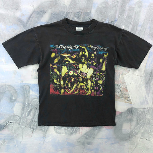 Vintage 90s USA Tragically Hip Canada Tour T Shirt L