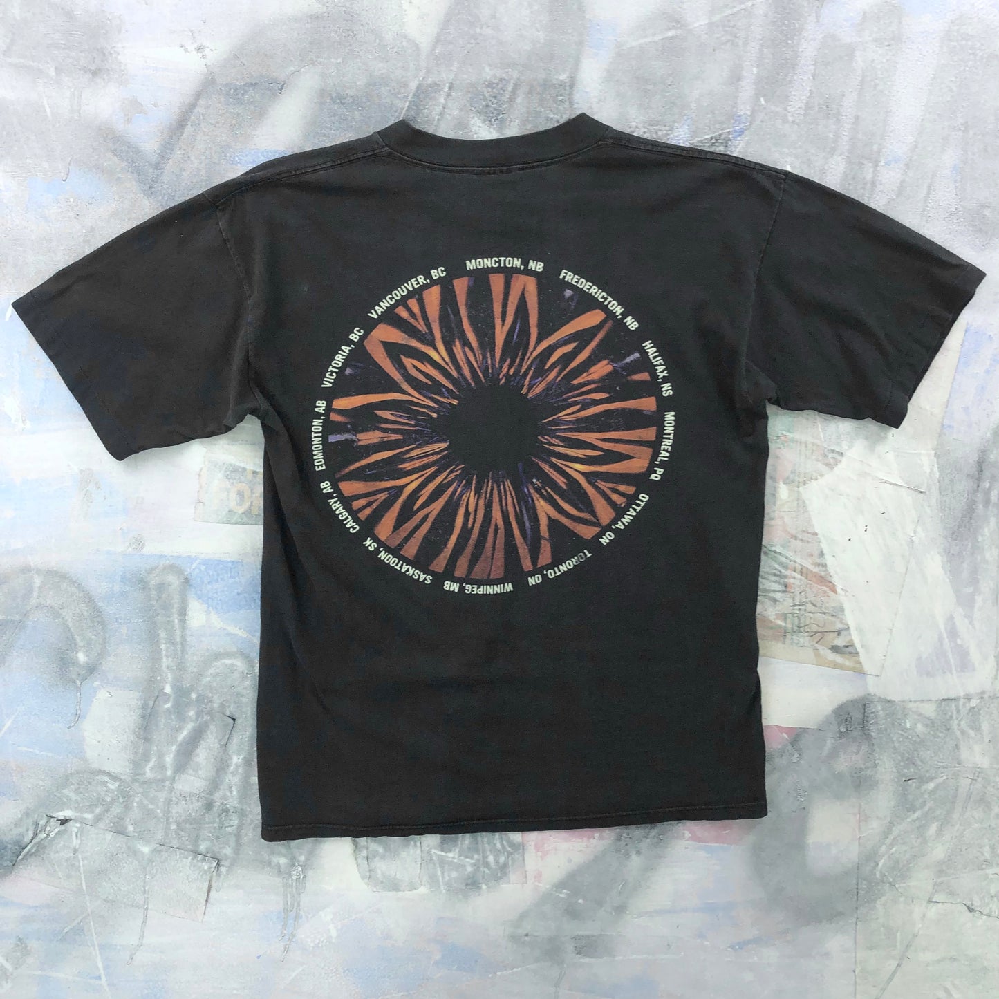 Vintage 90s USA Tragically Hip Canada Tour T Shirt L