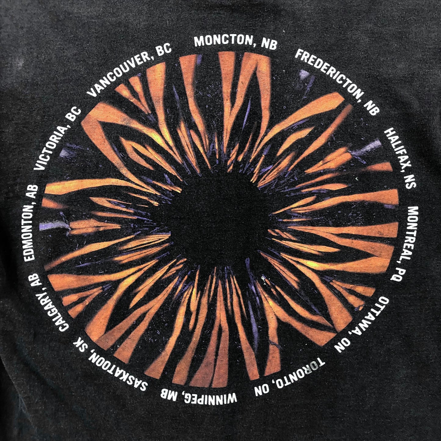 Vintage 90s USA Tragically Hip Canada Tour T Shirt L