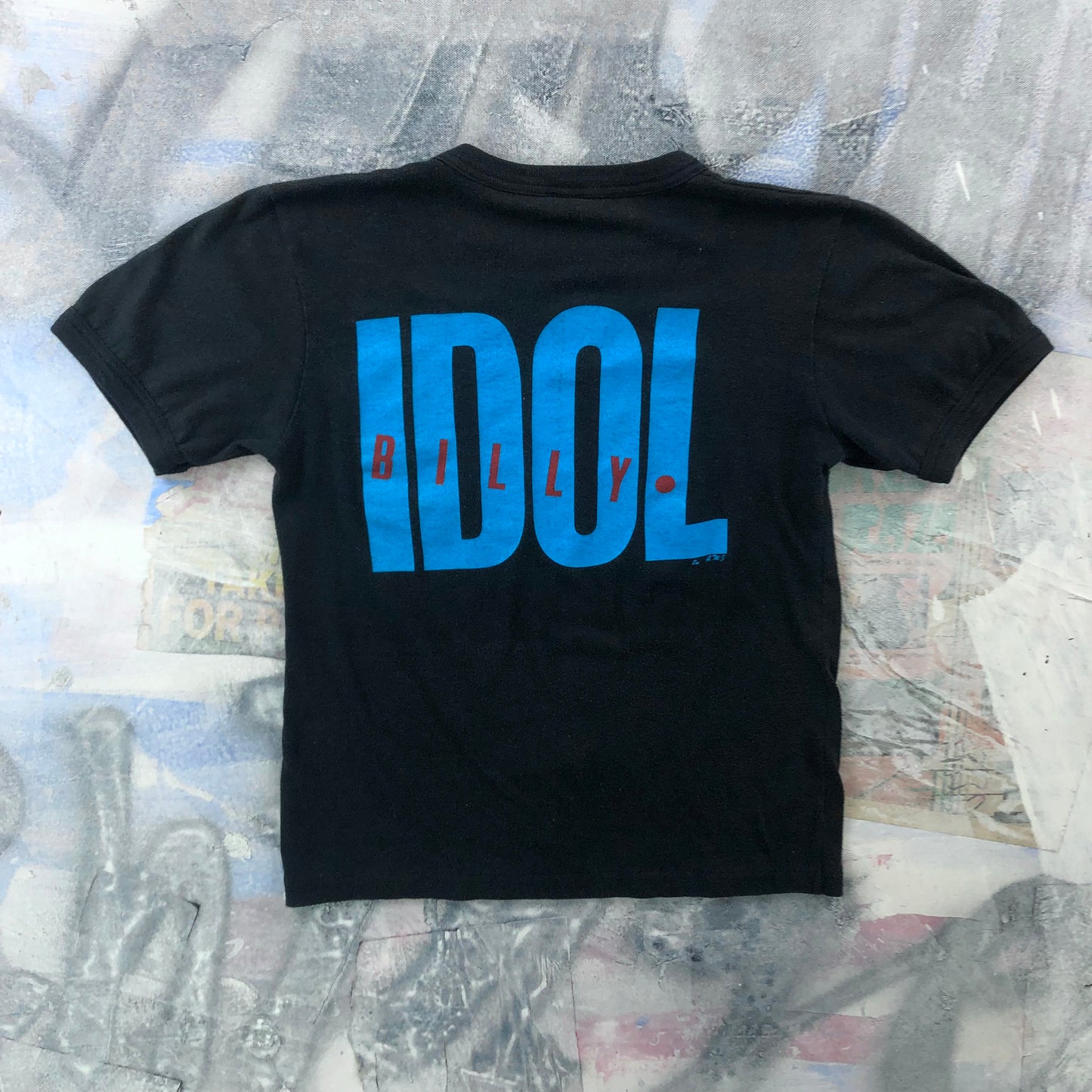Vintage 80s Billy Idol Single Stitch T Shirt M
