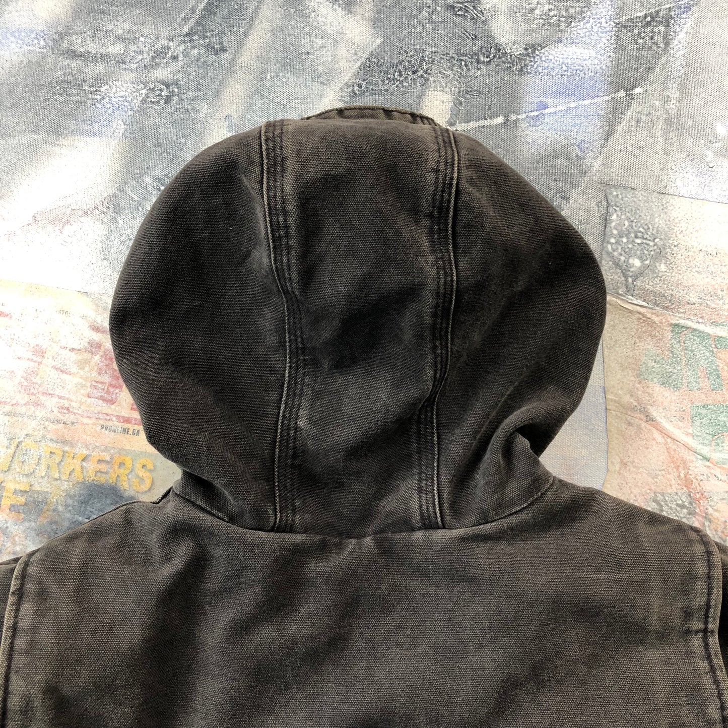 Carhartt J130 Retro Zip Hooded Workwear Jacket M