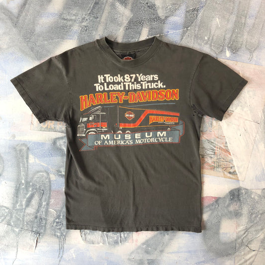 Vintage Harley Davidson Motorcycles Museum It Took 87 HYears To Load This Truck T Shirt M