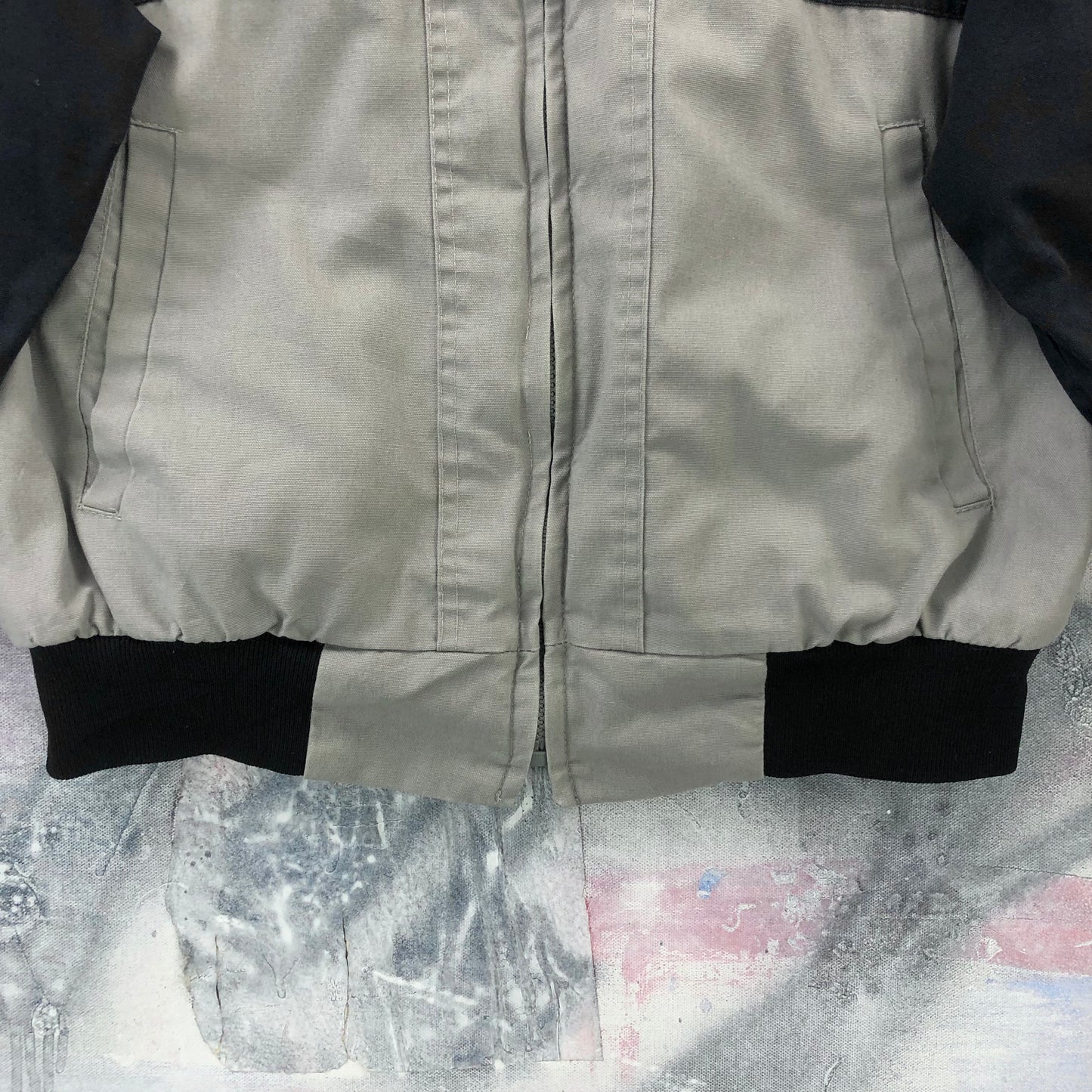 Vintage USA Aztec Western Blanket Lined Bomber Zip Jacket M