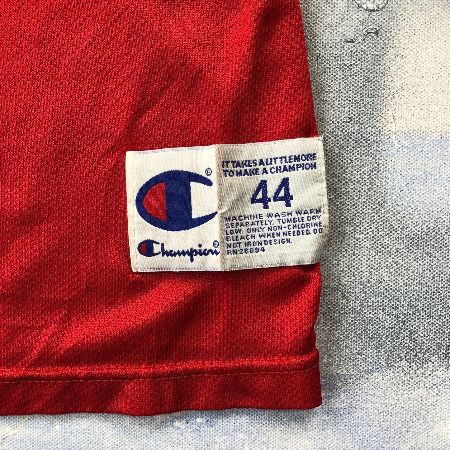 Champion NBA Detroit Pistons Grant Hill 33 Jersey M
