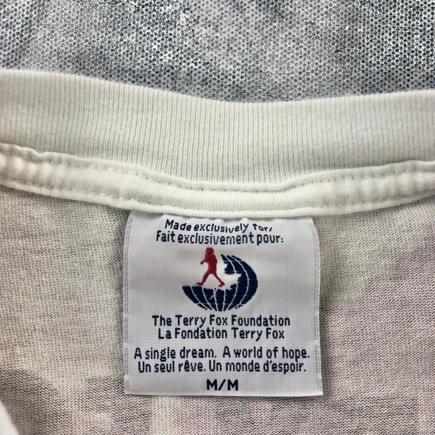 Vintage Terry Fox Marathon Of Hope AOP T Shirt M