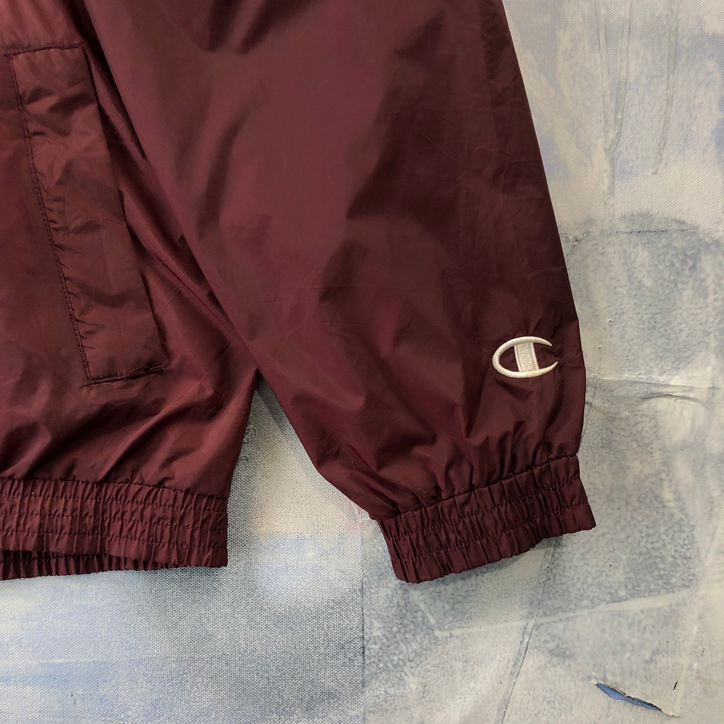 Champion Retro Windbreaker Zip Jacket XL