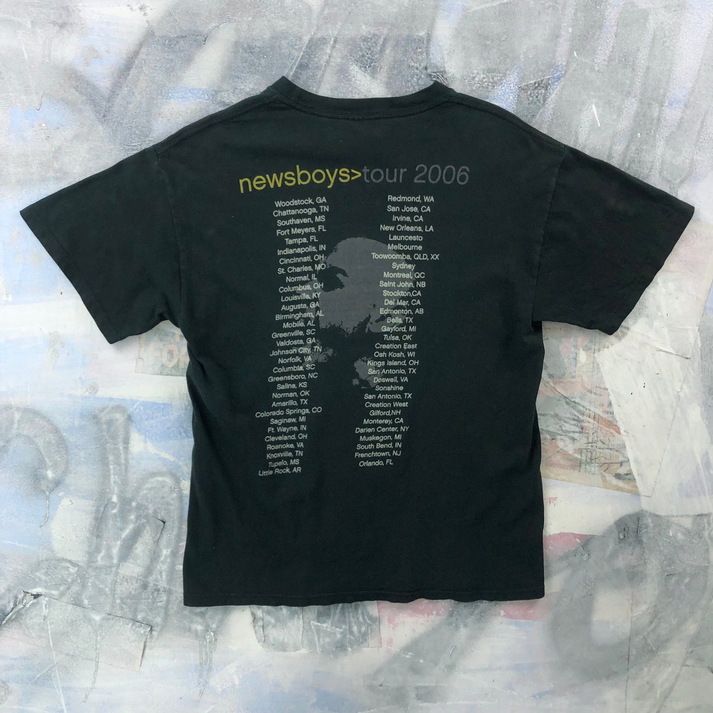 Vintage Newsboys 2006 Tour T Shirt M