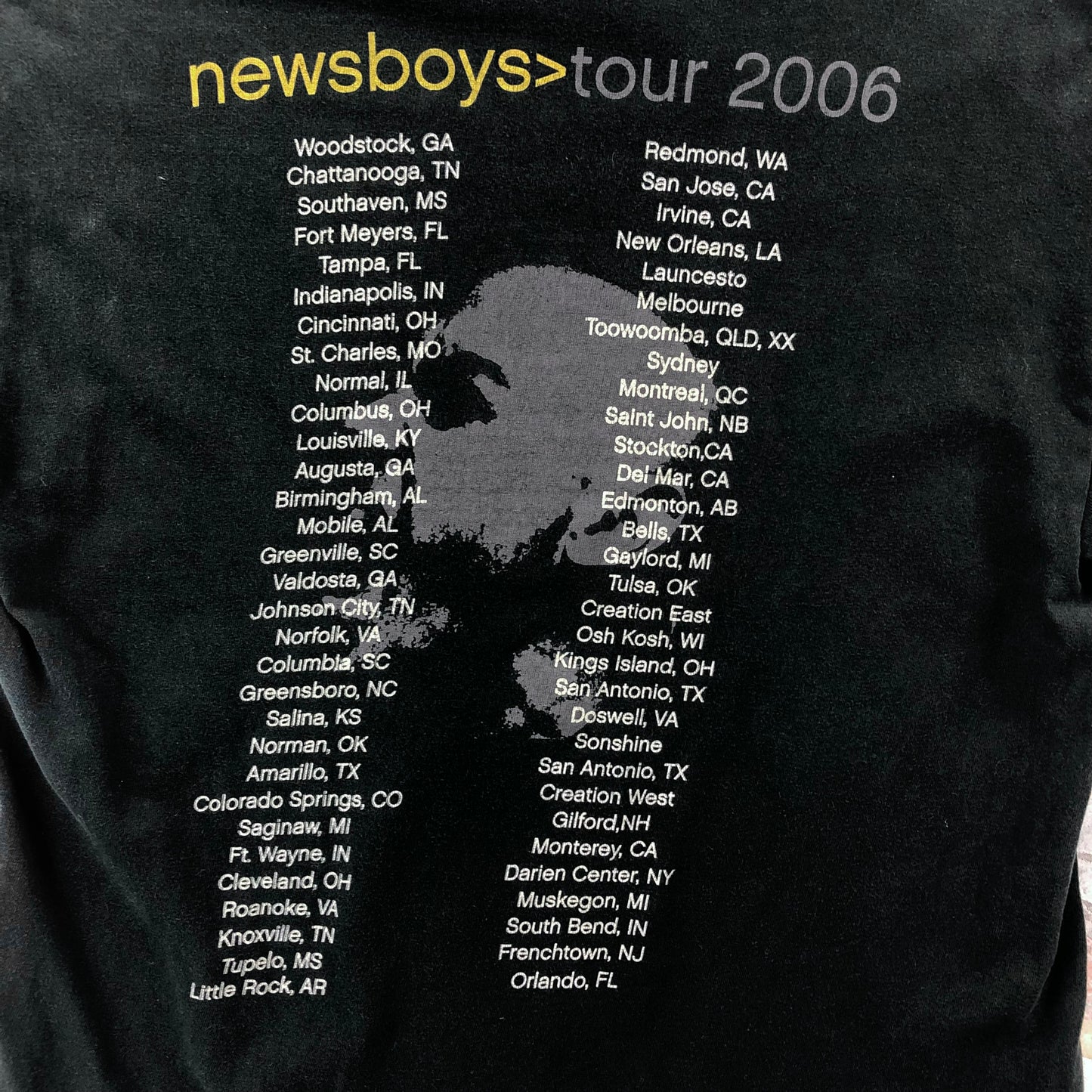 Vintage Newsboys 2006 Tour T Shirt M