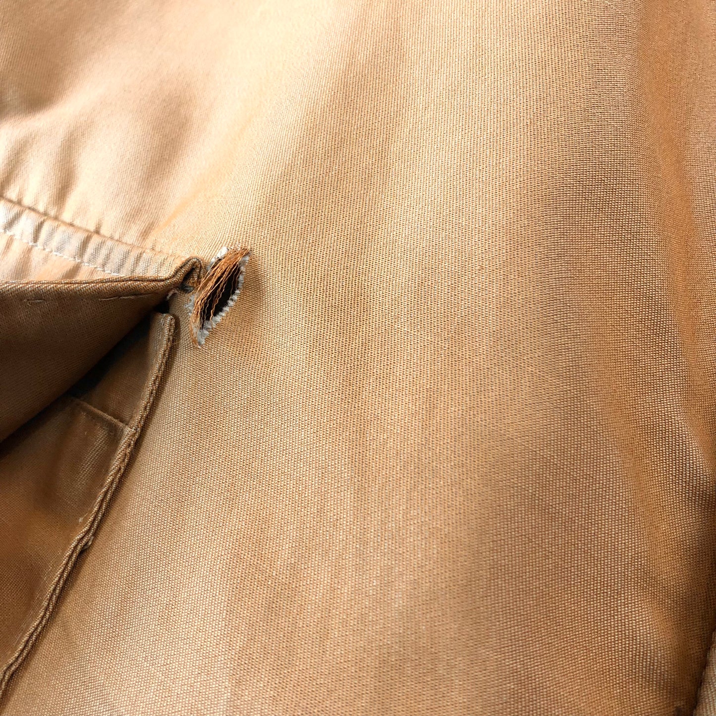 Vintage 60s Croydon Fur Lined Barn Zip Jacket XL