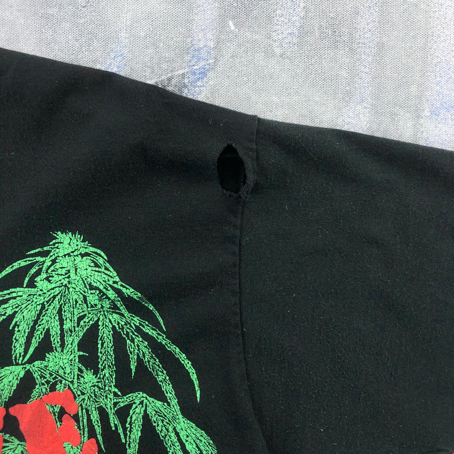 Vintage 90s Legalize Now Cannabis AOP Single Stitch T Shirt XL