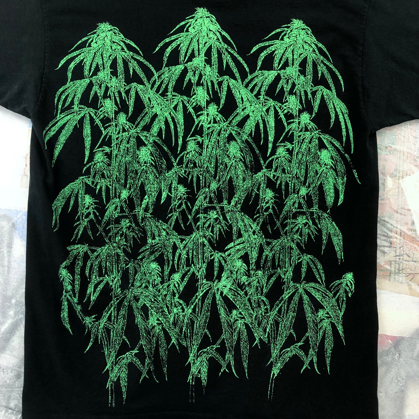 Vintage 90s Legalize Now Cannabis AOP Single Stitch T Shirt XL