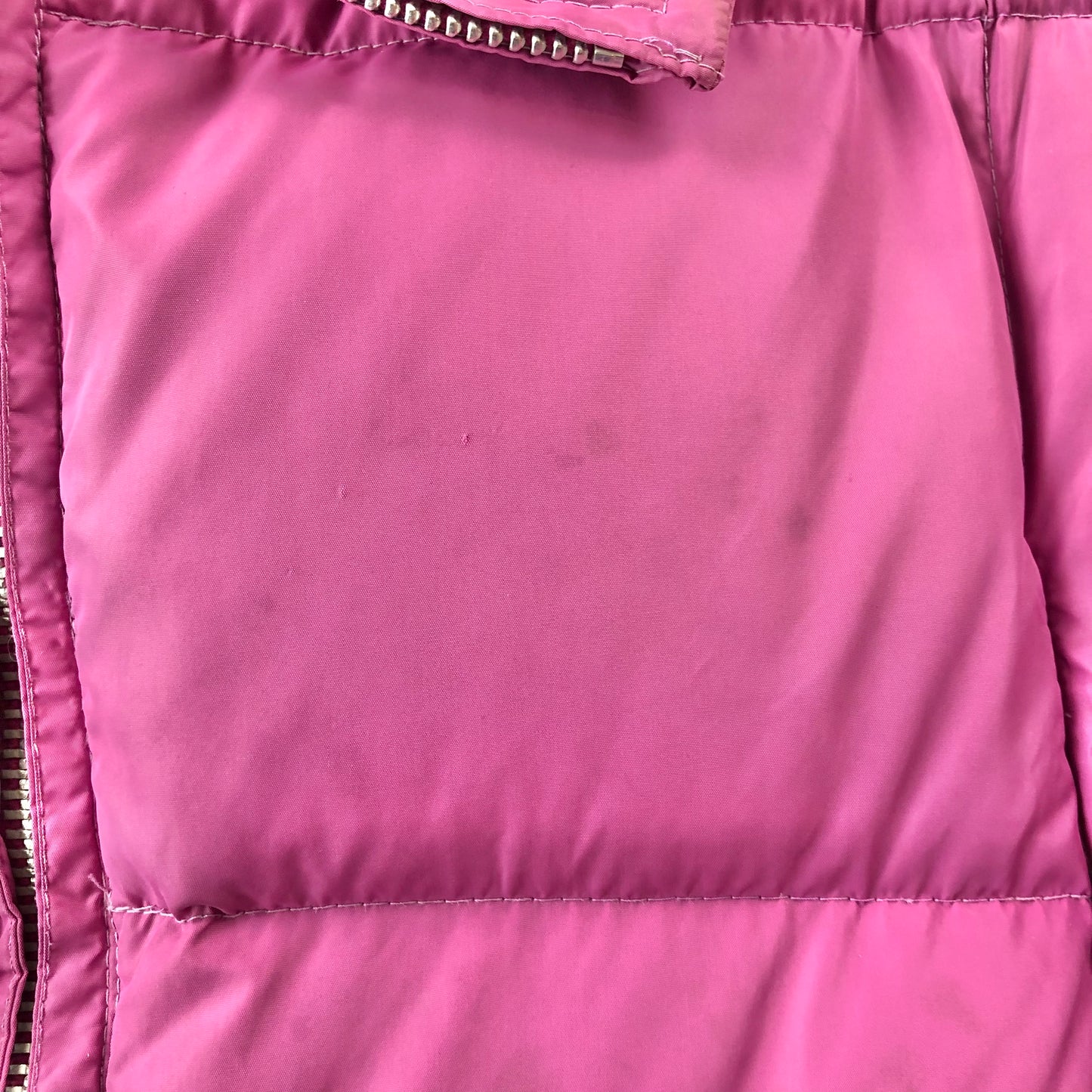 Vintage 70s Down Hooded Zip Jacket XL